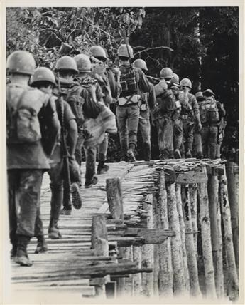 (VIETNAM WAR) Approx. 50 photos, with many depicting ground and air campaigns waged by American and South Vietnamese military.